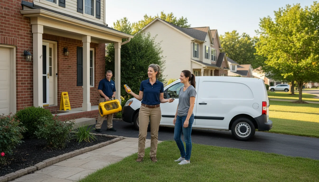Water restoration image for Flood Water Cleanup, Removal And Restoration Services in Morley, MI